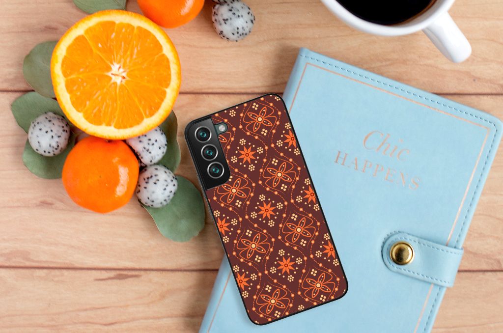 Samsung Galaxy S22 Plus Back Case Batik Brown B2C Telecom