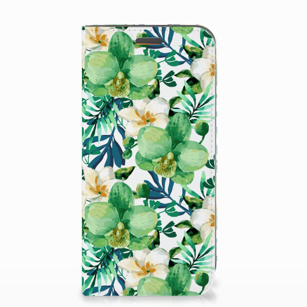 Motorola Moto E5 Play Smart Cover Orchidee Groen