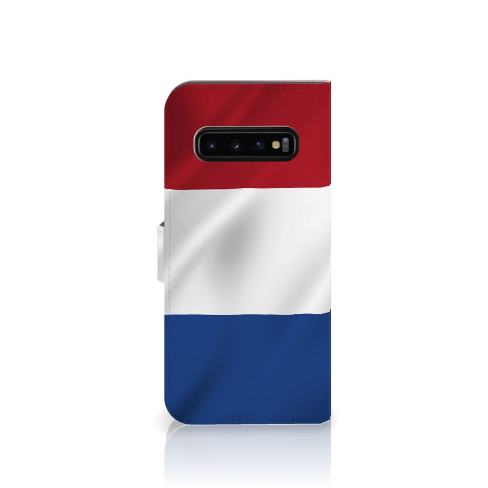 Samsung Galaxy S10 Plus Bookstyle Case Nederlandse Vlag