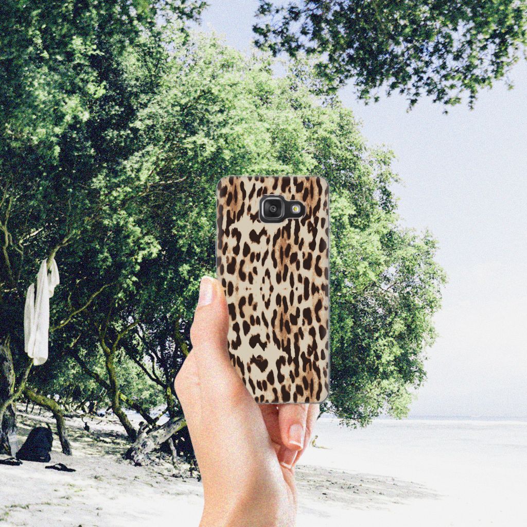 Samsung Galaxy A3 2016 TPU Hoesje Leopard