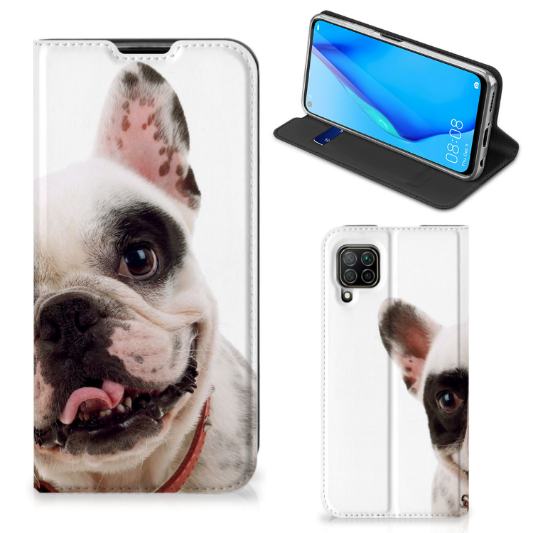 Huawei P40 Lite Hoesje maken Franse Bulldog - B2C Telecom