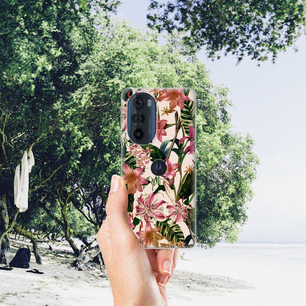 Motorola Edge 30 Pro TPU Case Flowers B2C Telecom