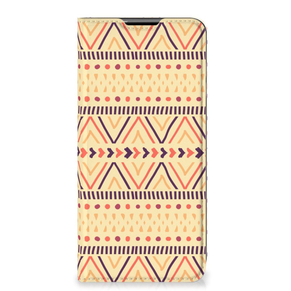 Samsung Galaxy A32 5G Hoesje met Magneet Aztec Yellow - B2C Telecom