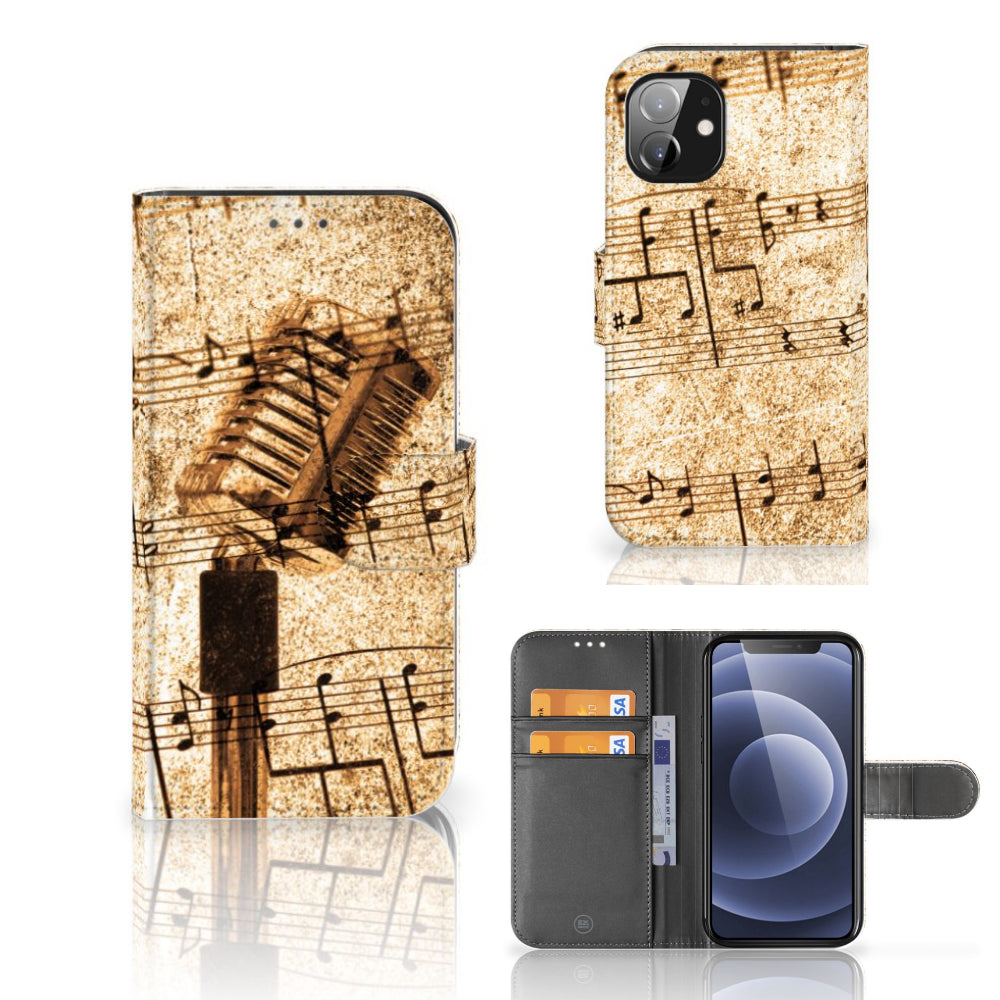 Apple iPhone 12 Mini Telefoonhoesje met foto Bladmuziek