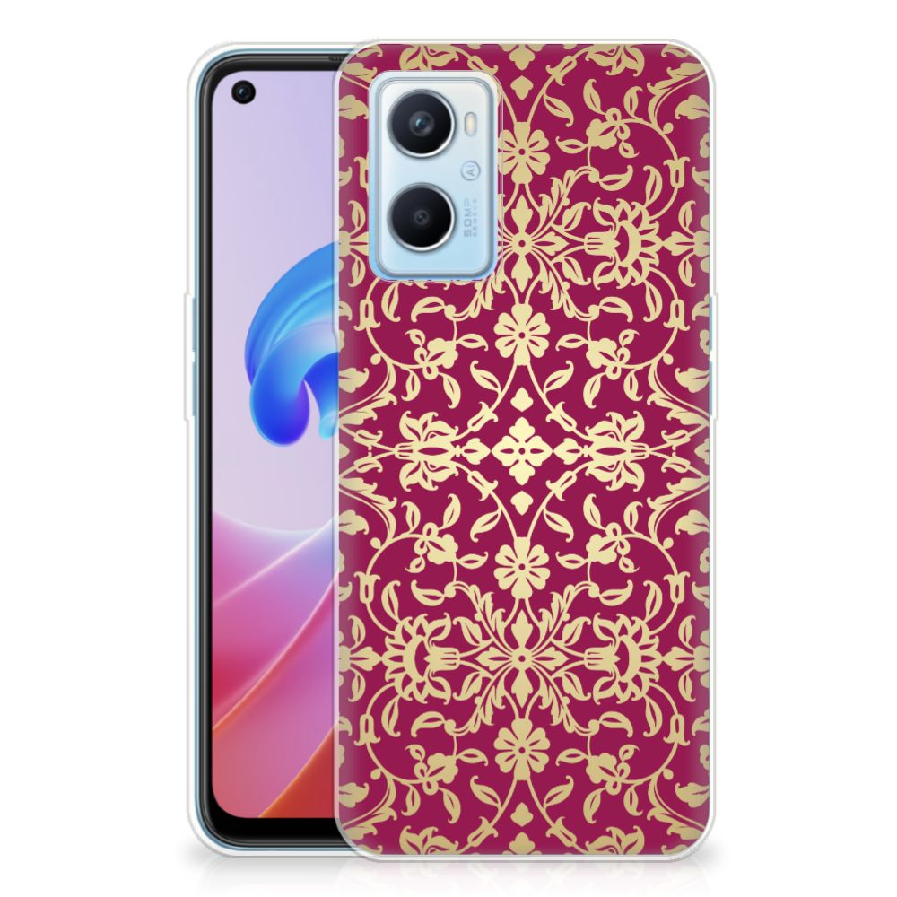 Siliconen Hoesje OPPO A96 | OPPO A76 Barok Pink B2C Telecom