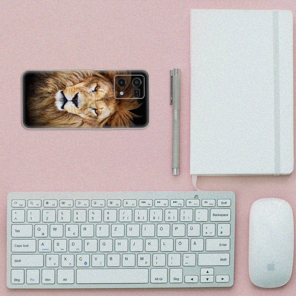 OPPO Reno7 4G TPU Hoesje Leeuw B2C Telecom
