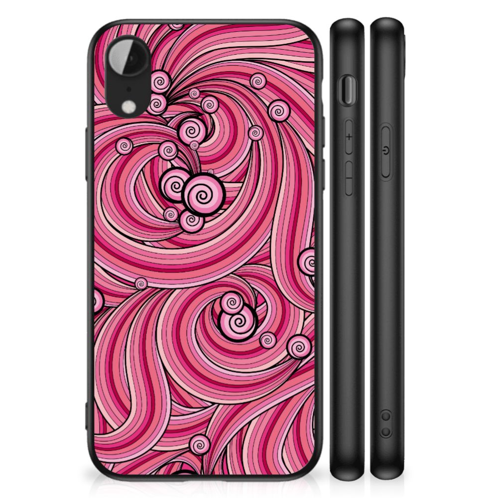 Apple iPhone XR Leuk Telefoonhoesje Swirl Pink B2C Telecom