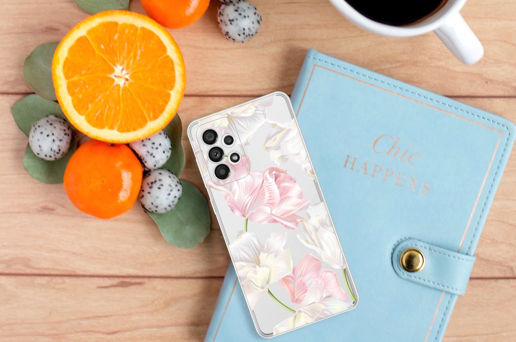Samsung Galaxy A73 5G TPU Case Lovely Flowers B2C Telecom