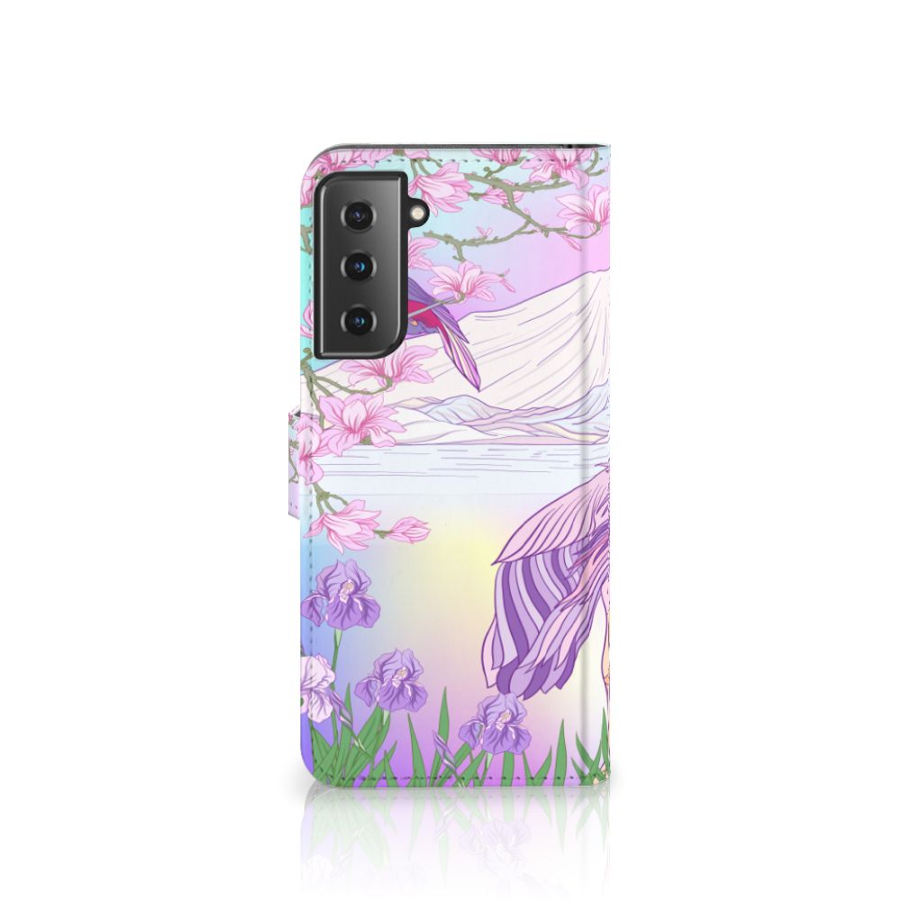Samsung Galaxy S21 Plus Telefoonhoesje met Pasjes Bird