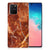 Samsung Galaxy S10 Lite TPU Siliconen Hoesje Marmer Bruin