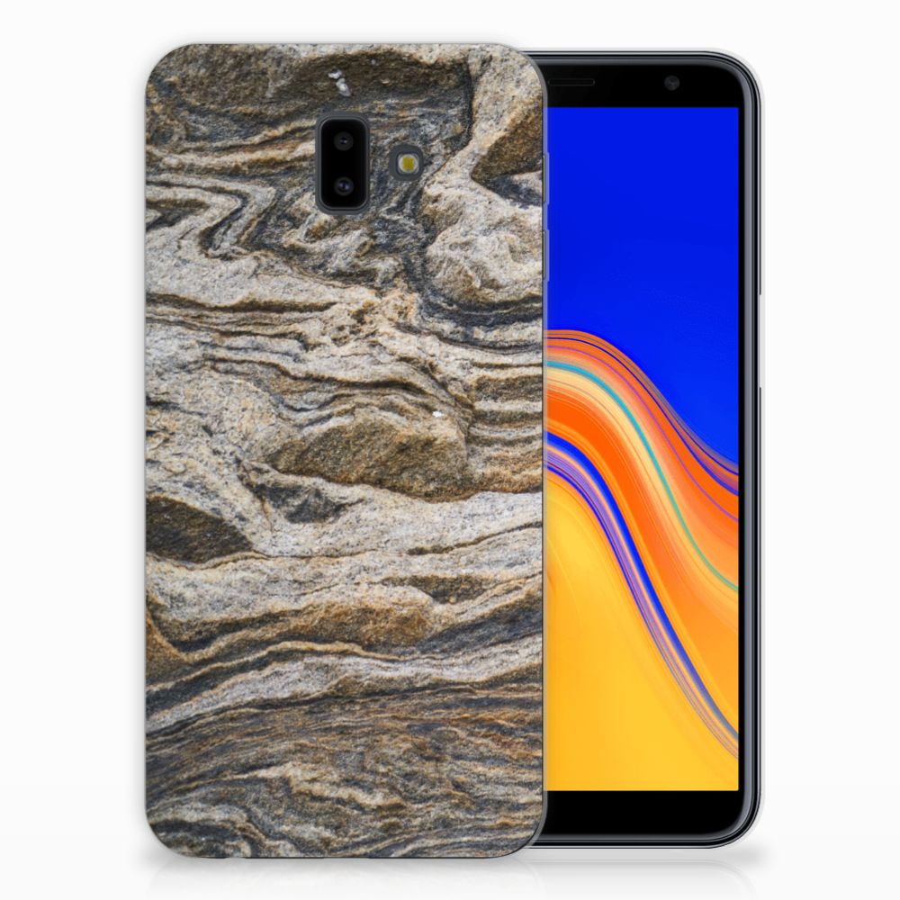 Samsung Galaxy J6 Plus (2018) TPU Siliconen Hoesje Steen