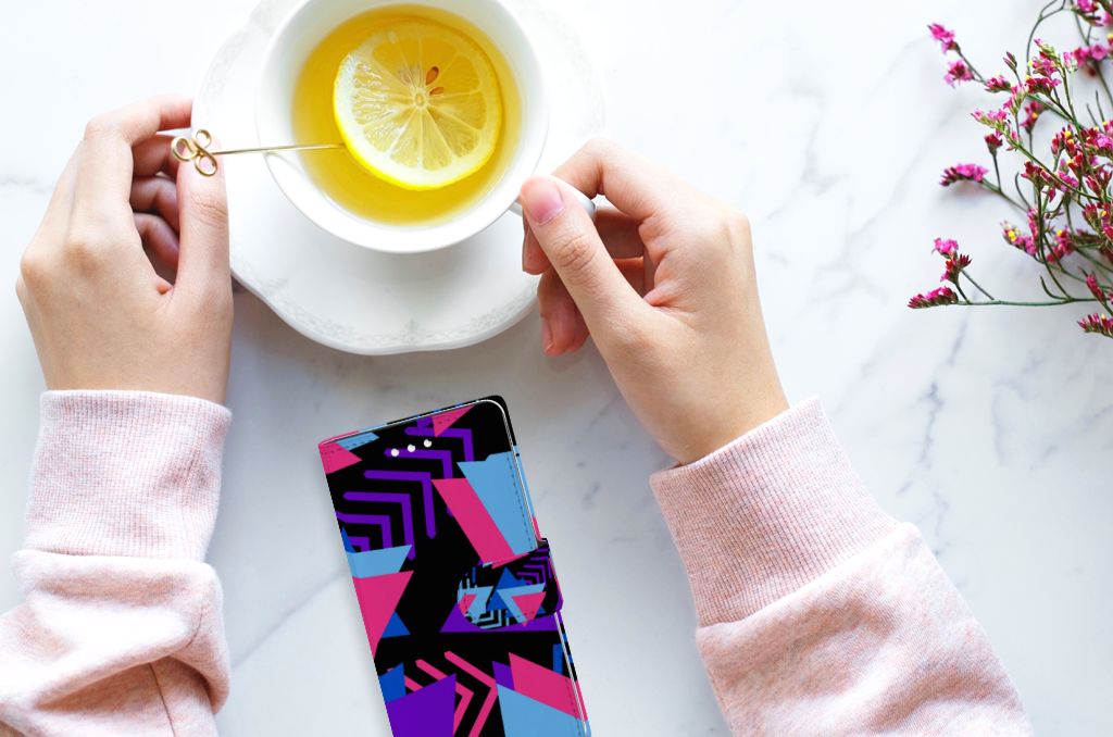 Huawei Ascend P8 Lite Book Case Funky Triangle