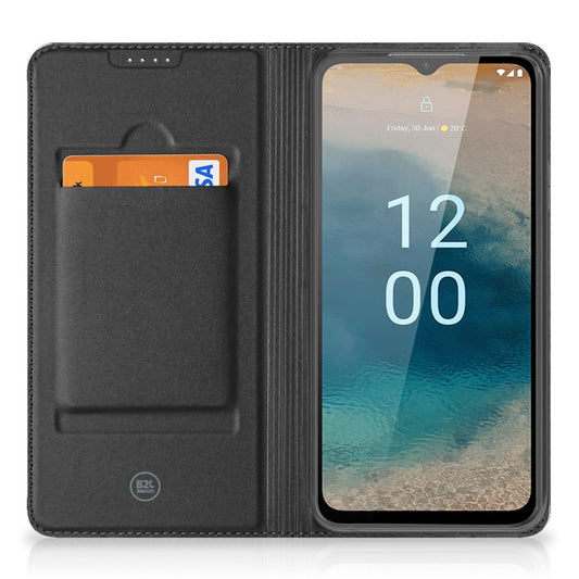 Nokia G22 Book Wallet Case Steigerhout