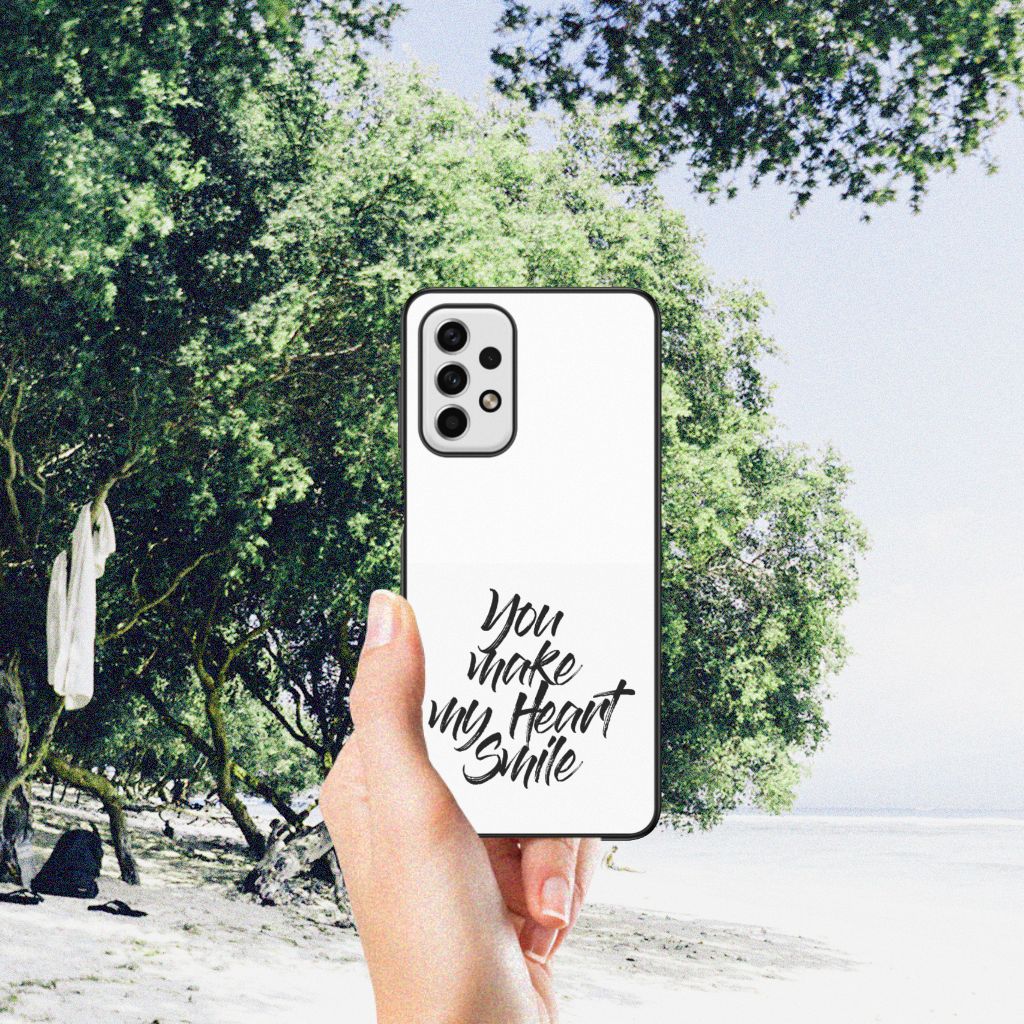 Samsung Galaxy A23 Telefoon Hoesje met tekst Heart Smile B2C Telecom