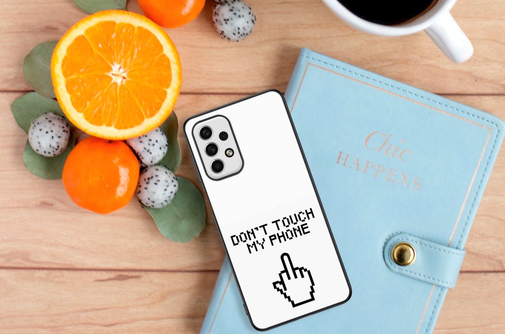 Samsung Galaxy A23 Telefoon Hoesje Finger Don't Touch My Phone B2C Telecom