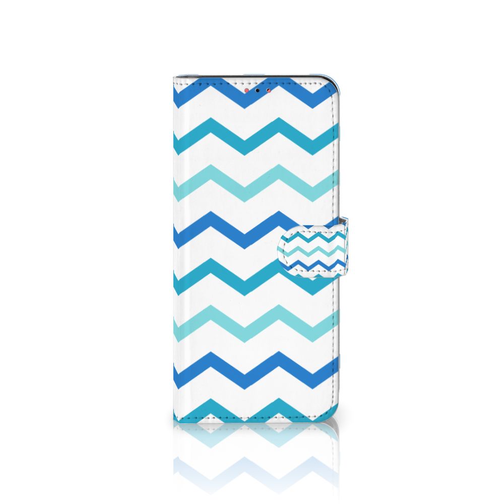 Samsung Galaxy A13 (4G) Telefoon Hoesje Zigzag Blauw