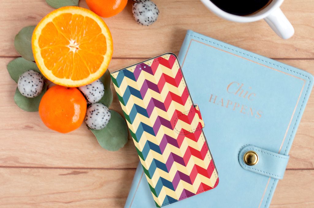 OPPO Reno 4 Pro 5G Telefoon Hoesje Zigzag Multi Color