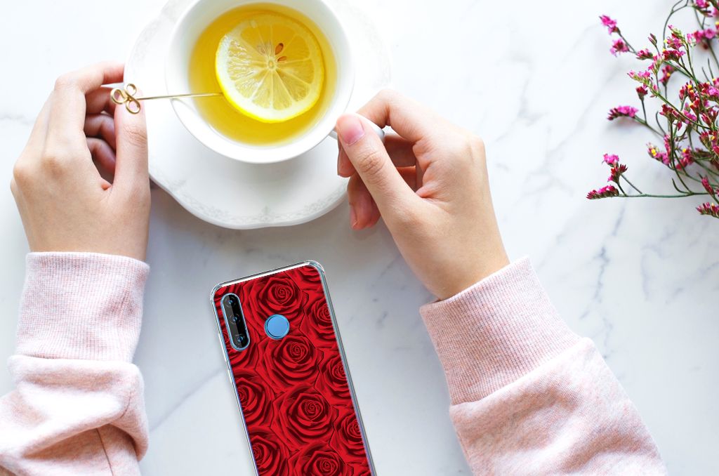 Huawei P30 Lite Case Red Roses