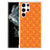 Samsung Galaxy S22 Ultra Doorzichtige Silicone Hoesje Batik Oranje