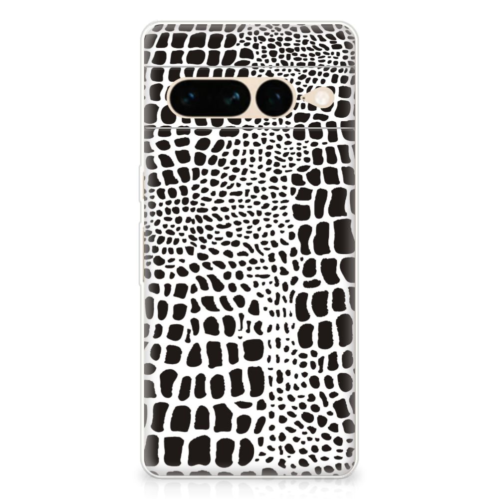 Google Pixel 7 Pro TPU Hoesje Slangenprint