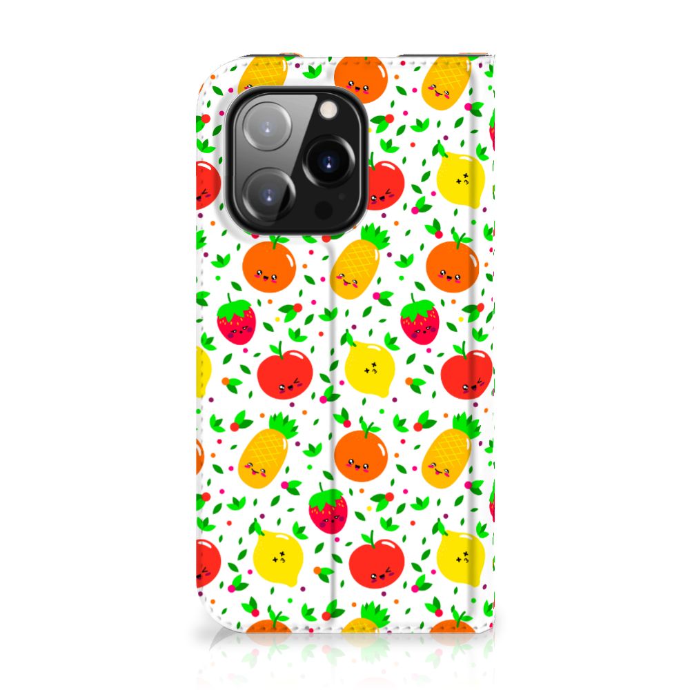 iPhone 14 Pro Flip Style Cover Fruits - B2C Telecom