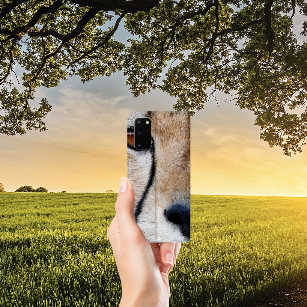 Samsung Galaxy S20 Hoesje maken Cheetah - B2C Telecom