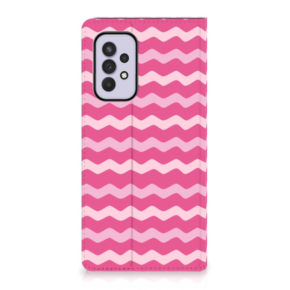 Samsung Galaxy A33 5G Hoesje met Magneet Waves Pink - B2C Telecom