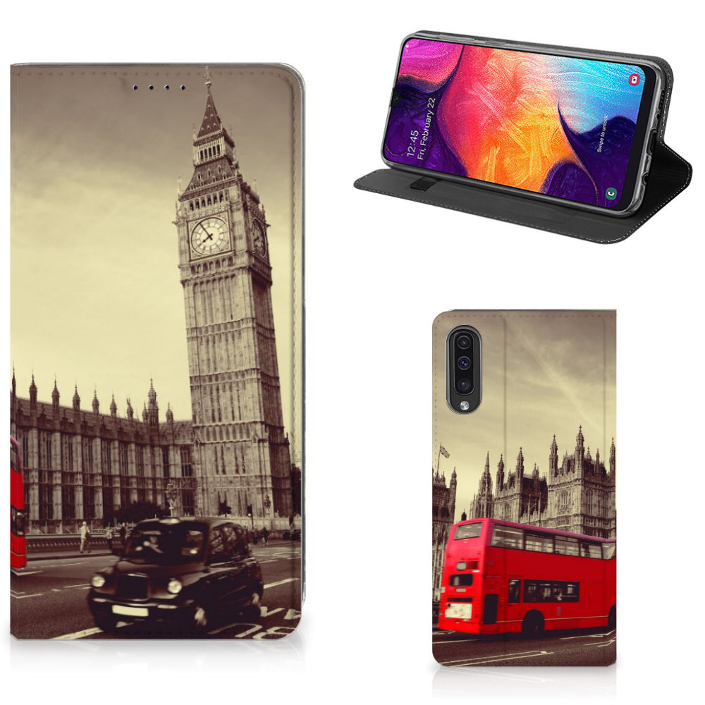 Samsung Galaxy A50 Book Cover Londen