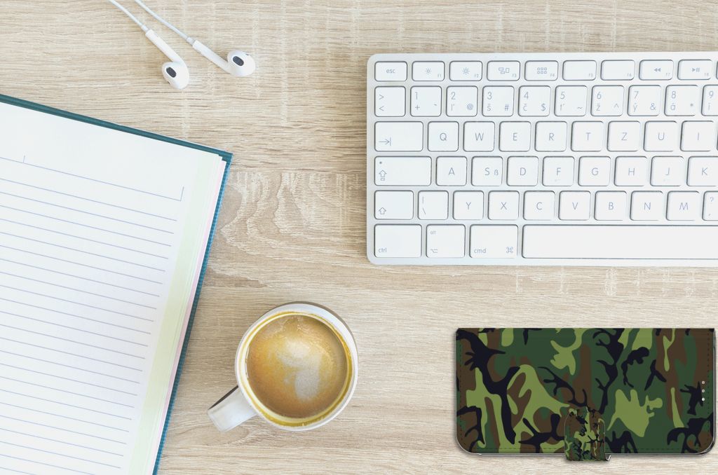OnePlus Nord N100 Telefoon Hoesje Army Dark