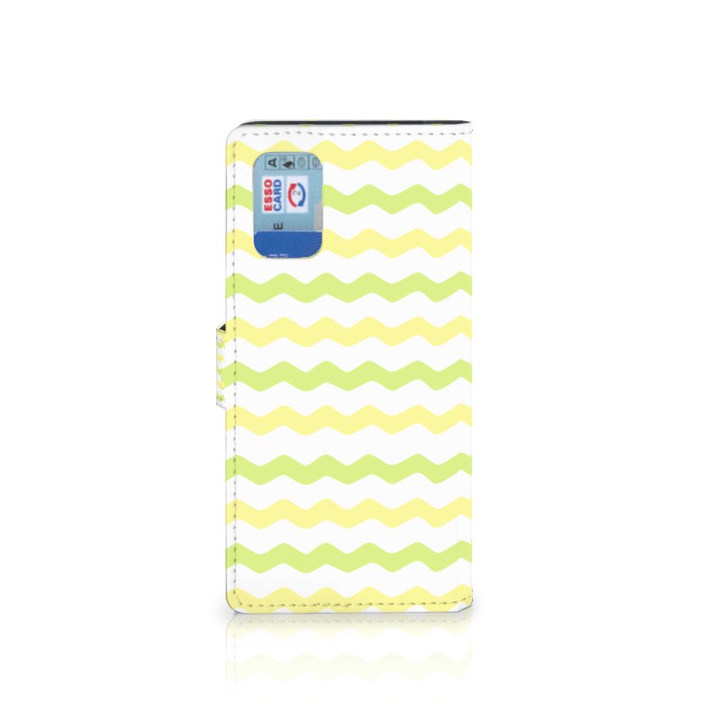 Samsung Galaxy A02s | M02s Telefoon Hoesje Waves Yellow
