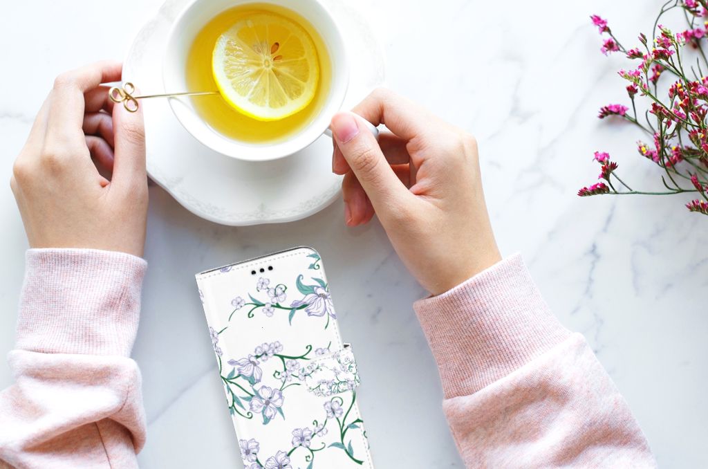 Samsung Galaxy S9 Plus Uniek Hoesje Blossom White