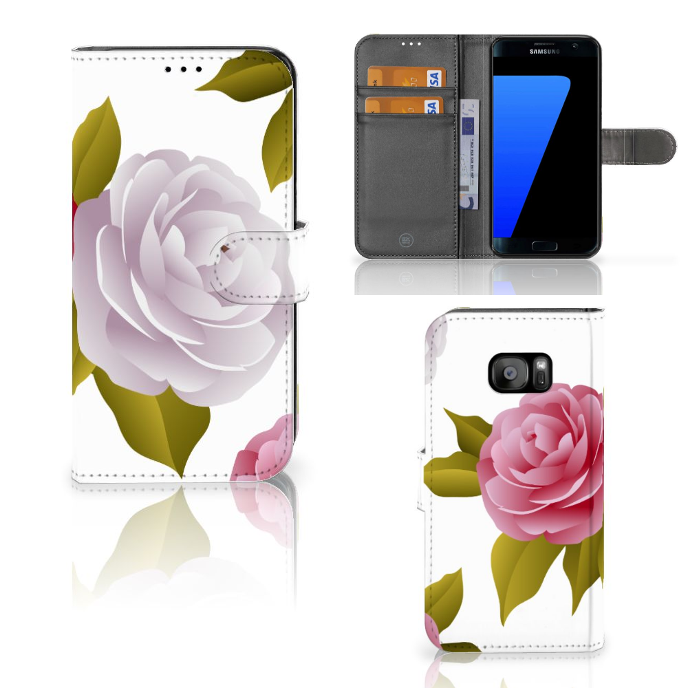 Samsung Galaxy S7 Edge Hoesje Roses