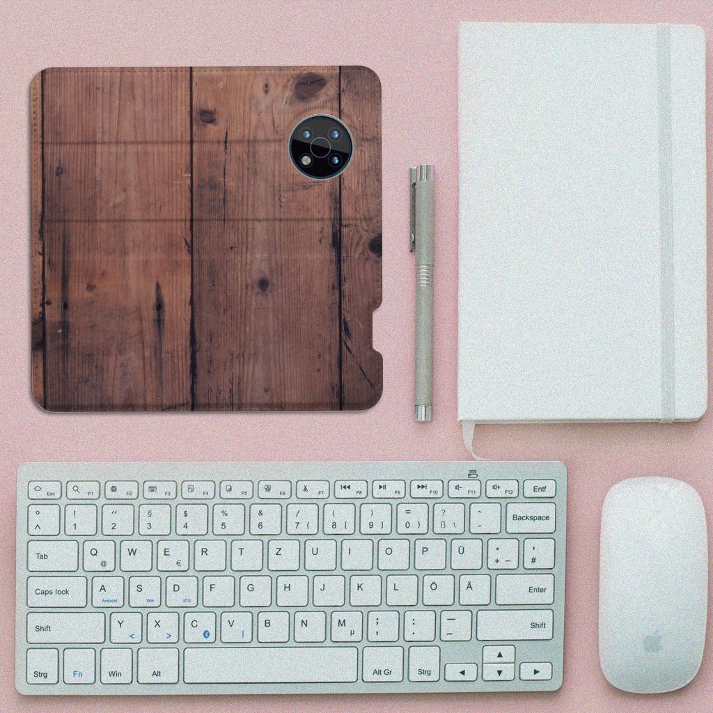 Nokia G50 Book Wallet Case Old Wood - B2C Telecom