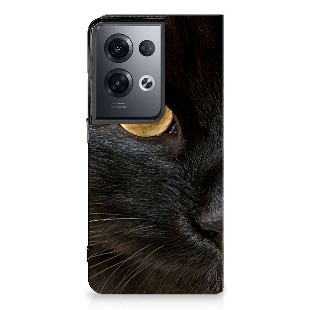 OPPO Reno8 Pro Hoesje maken Zwarte Kat - B2C Telecom