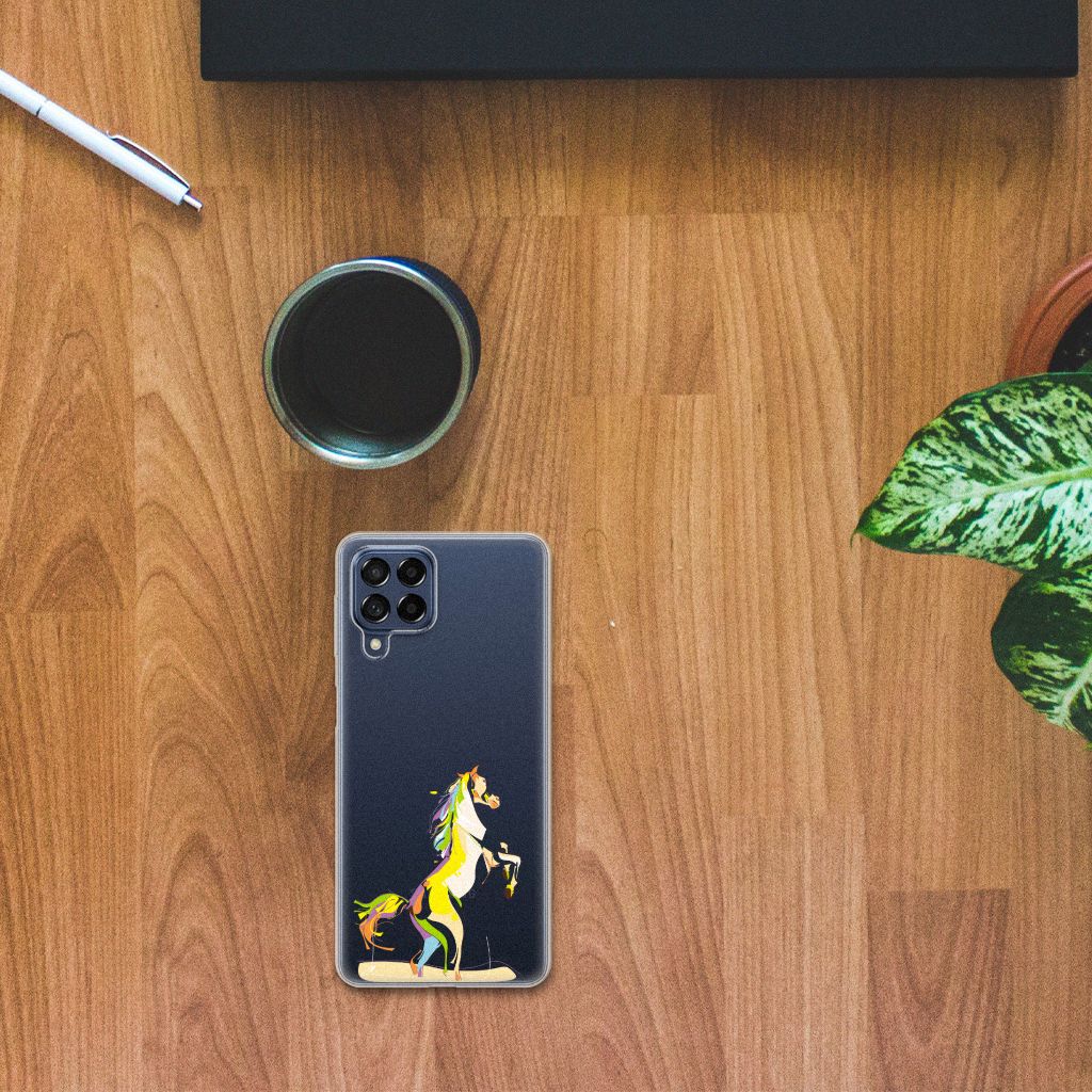 Samsung Galaxy M53 Telefoonhoesje met Naam Horse Color B2C Telecom