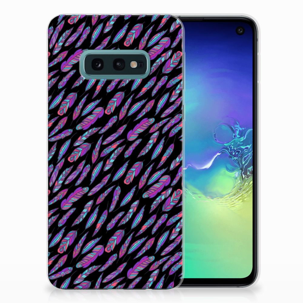 Samsung Galaxy S10e TPU bumper Feathers Color