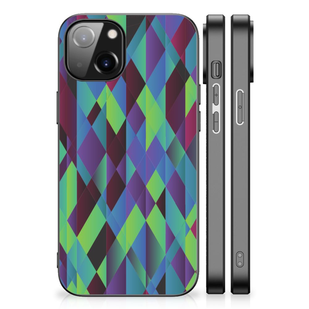 Apple iPhone 13 | iPhone 14 Backcover Abstract Green Blue