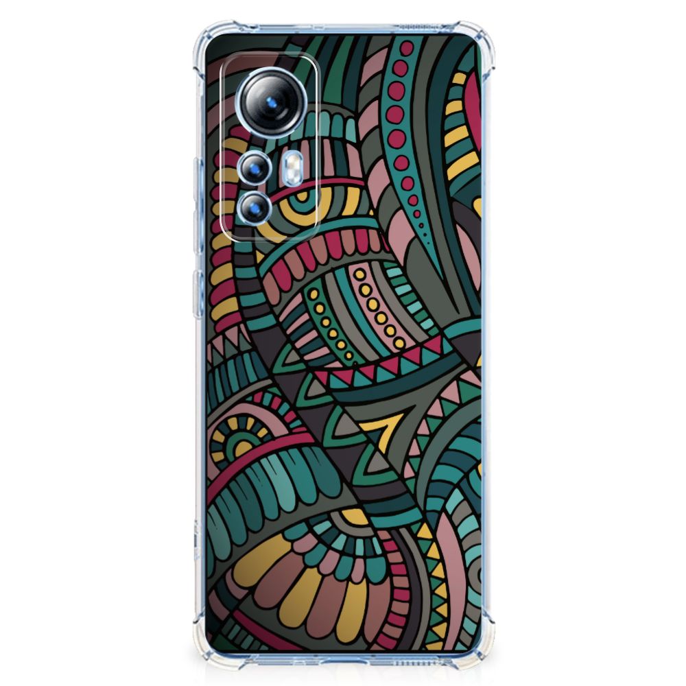 Xiaomi 12 Lite Doorzichtige Silicone Hoesje Aztec B2C Telecom