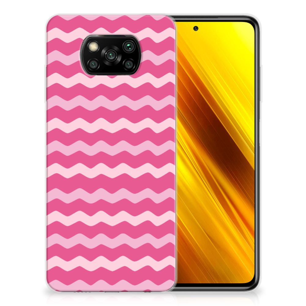 Xiaomi Poco X3 | Poco X3 Pro TPU bumper Waves Pink