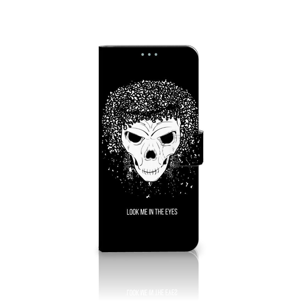 Telefoonhoesje met Naam Nokia 3.4 Skull Hair