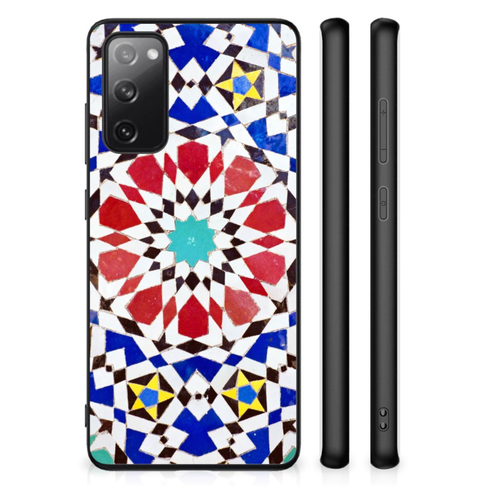 Samsung Galaxy S20 FE Marmeren Print Telefoonhoesje Mozaïek B2C Telecom