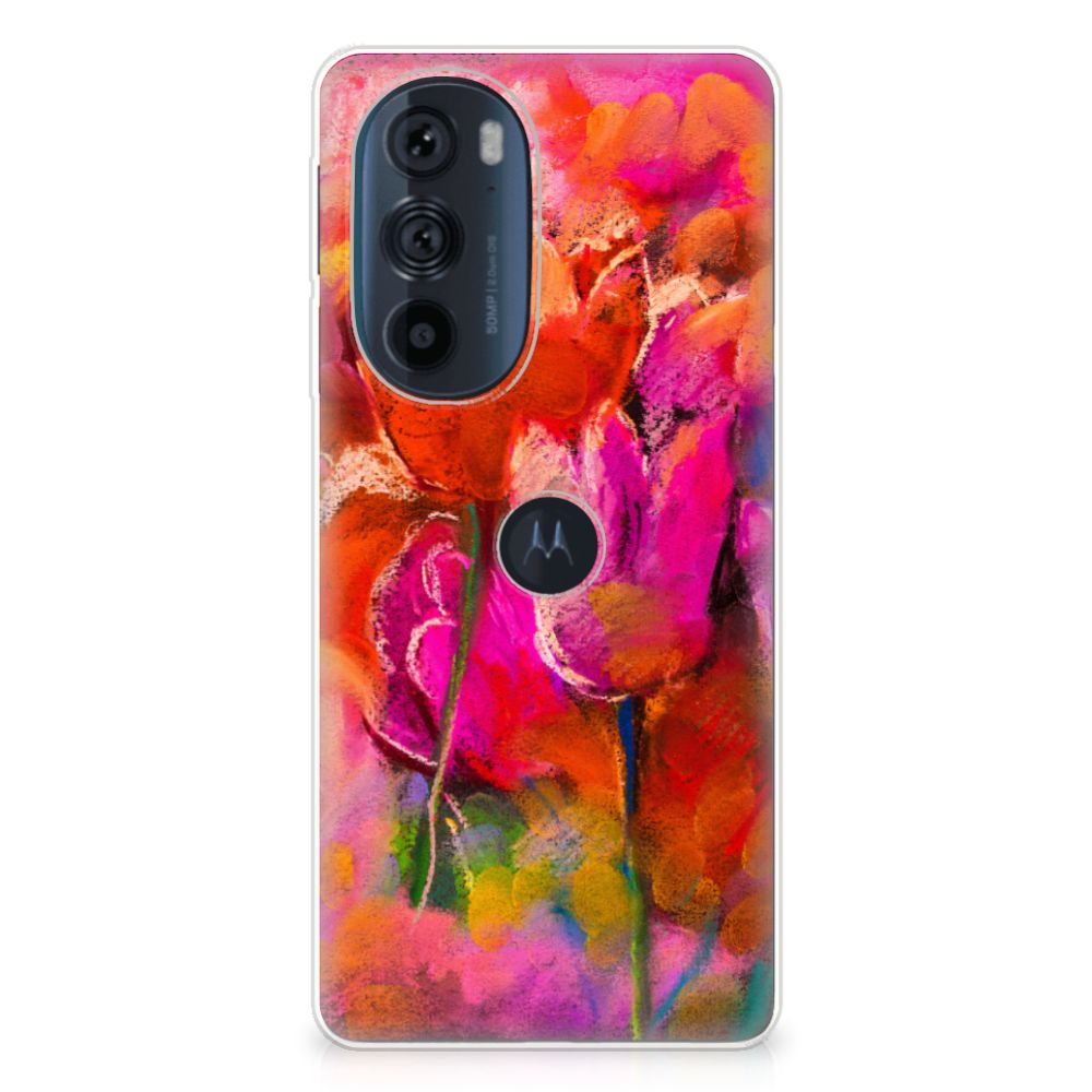 Hoesje maken Motorola Edge 30 Pro Tulips B2C Telecom