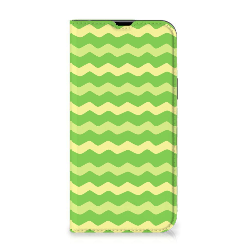 iPhone 13 Pro Max Hoesje met Magneet Waves Green - B2C Telecom