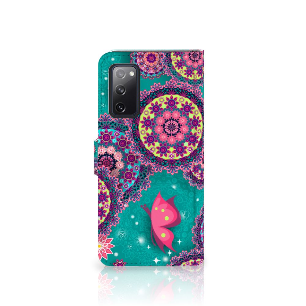 Samsung Galaxy S20 FE Hoesje Cirkels en Vlinders