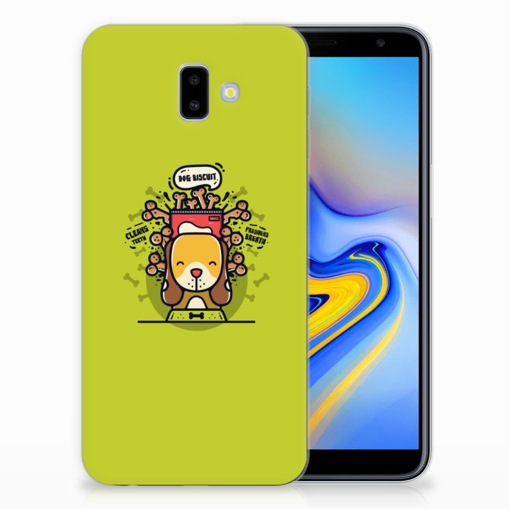 Samsung Galaxy J6 Plus (2018) Telefoonhoesje met Naam Doggy Biscuit
