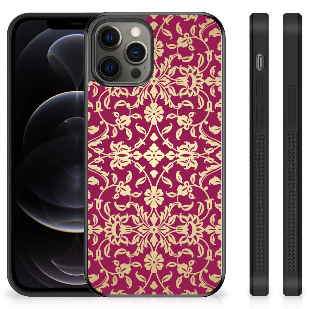 Hoesje TPU iPhone 12 Pro Max Barok Pink