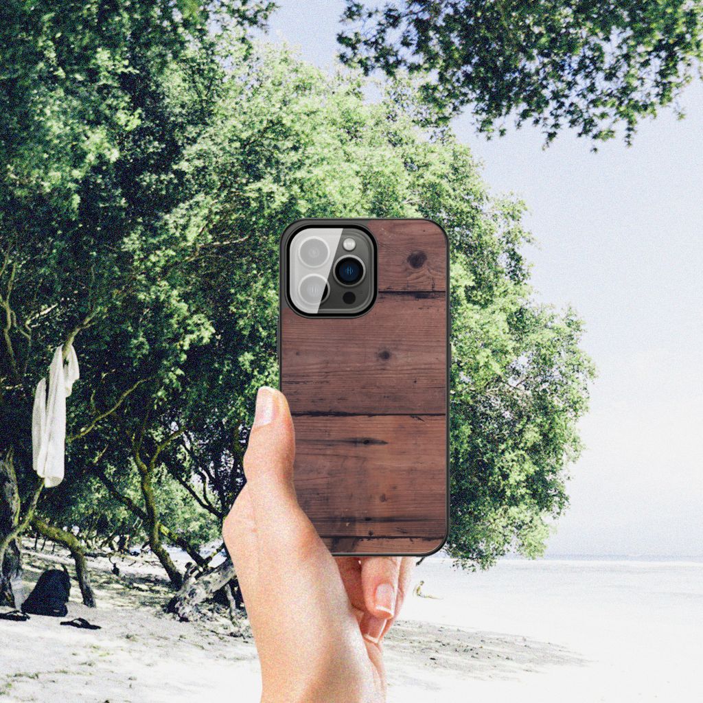 iPhone 13 Pro Houten Print Telefoonhoesje Old Wood B2C Telecom