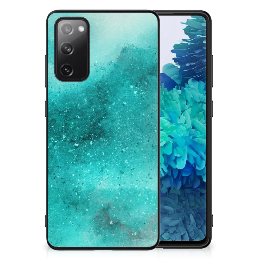 Kleurrijke Telefoonhoesje Samsung Galaxy S20 FE Painting Blue