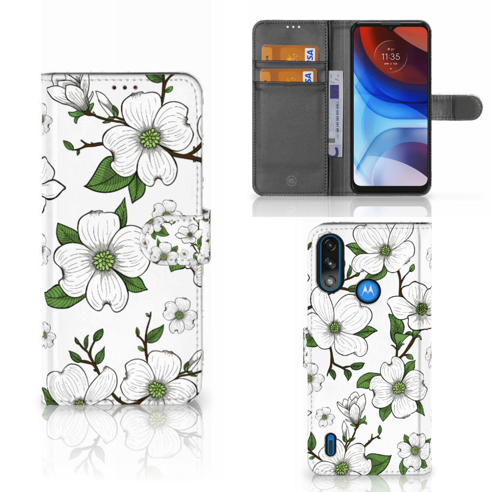 Motorola Moto E7i Power | E7 Power Hoesje Dogwood Flowers