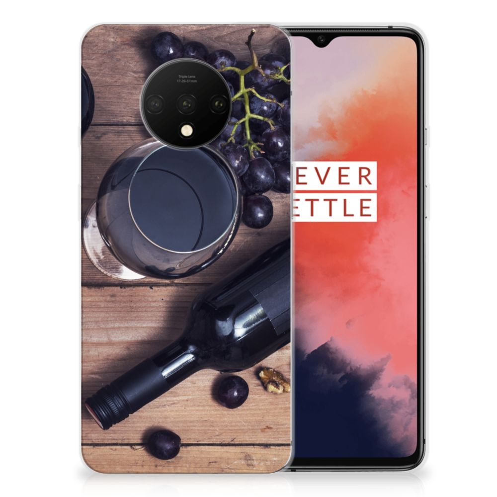 OnePlus 7T Siliconen Case Wijn